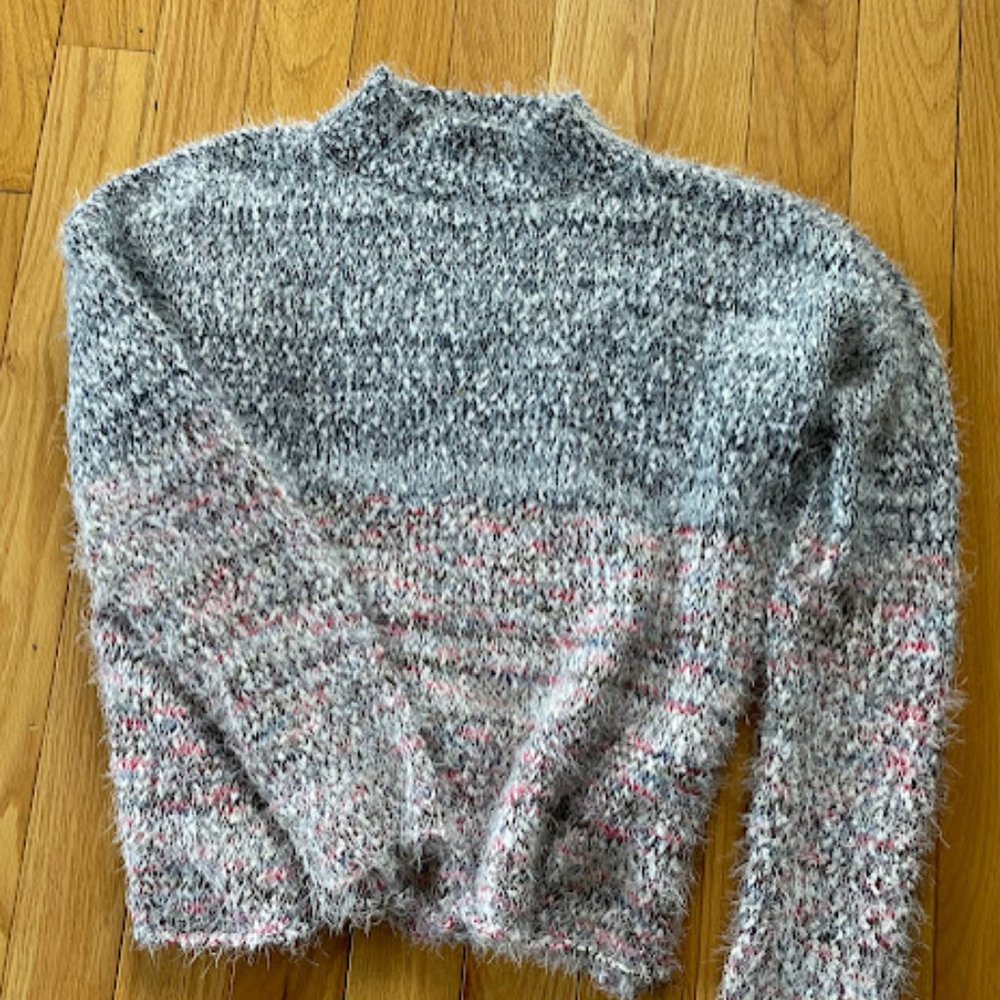 Marled Mock Neck Sweater